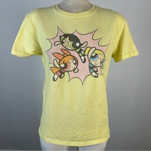 ❤️ Cartoon Network Light Yellow Powerpuff Woman’s Tee S